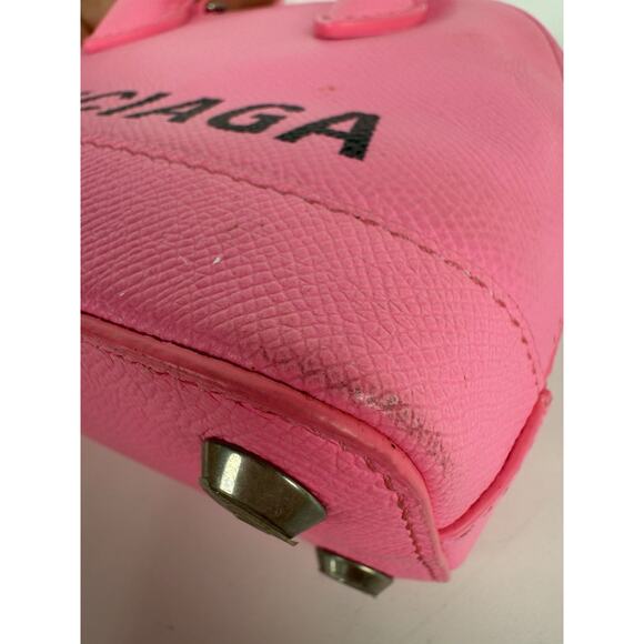 Balenciaga Ville XXS Top Handle Women's Bag in Pink Leather - Picture 15 of 16